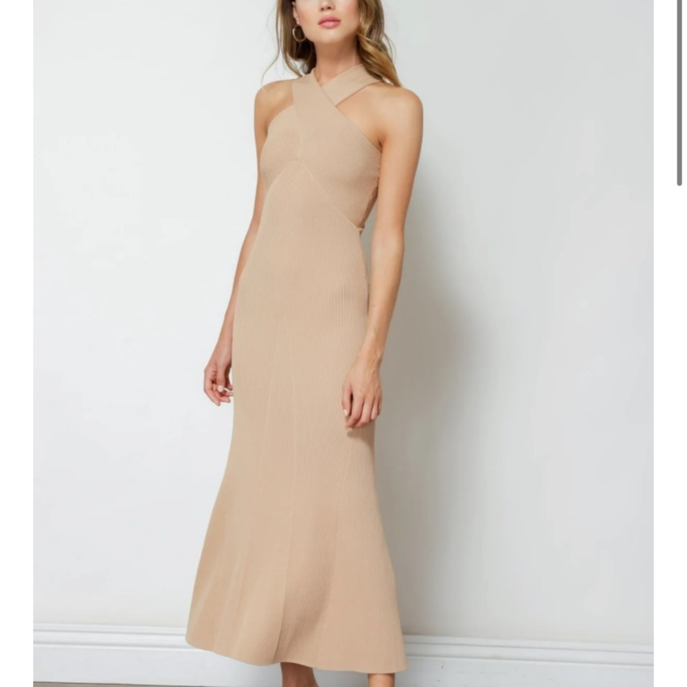 Line & Dot Dre Criss Cross Midi Dress